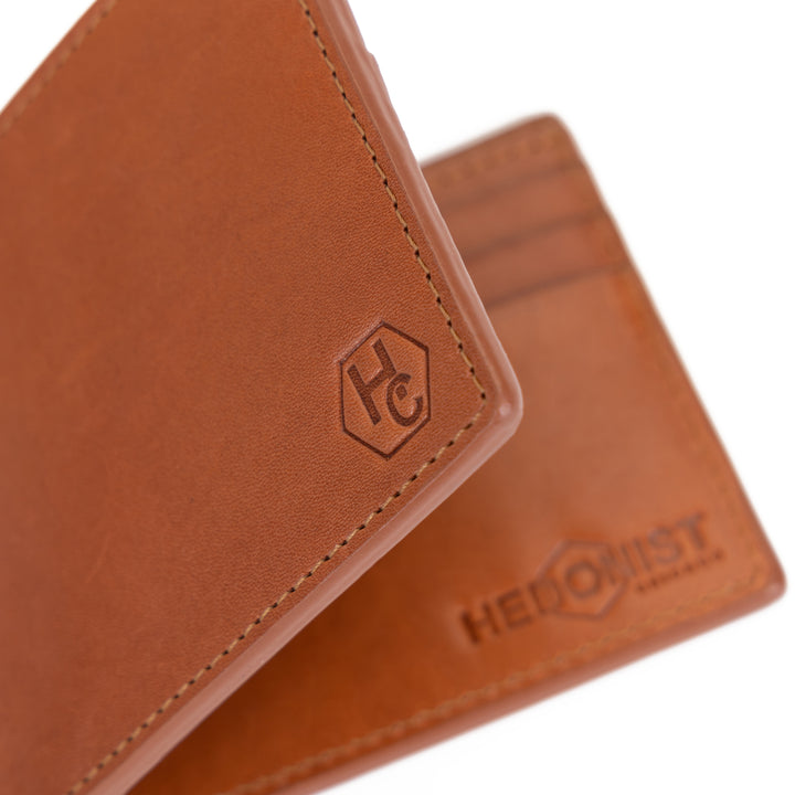 HC Classic Bifold Wallet Cognac