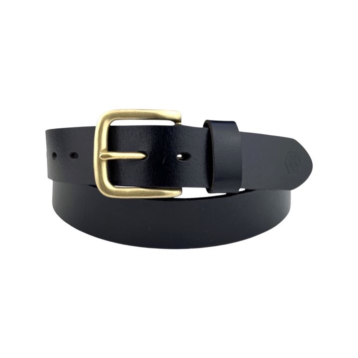 1.55" Extra Durable Genuine Leather Strap Black And 1.55" Extra Durable Buckle 02