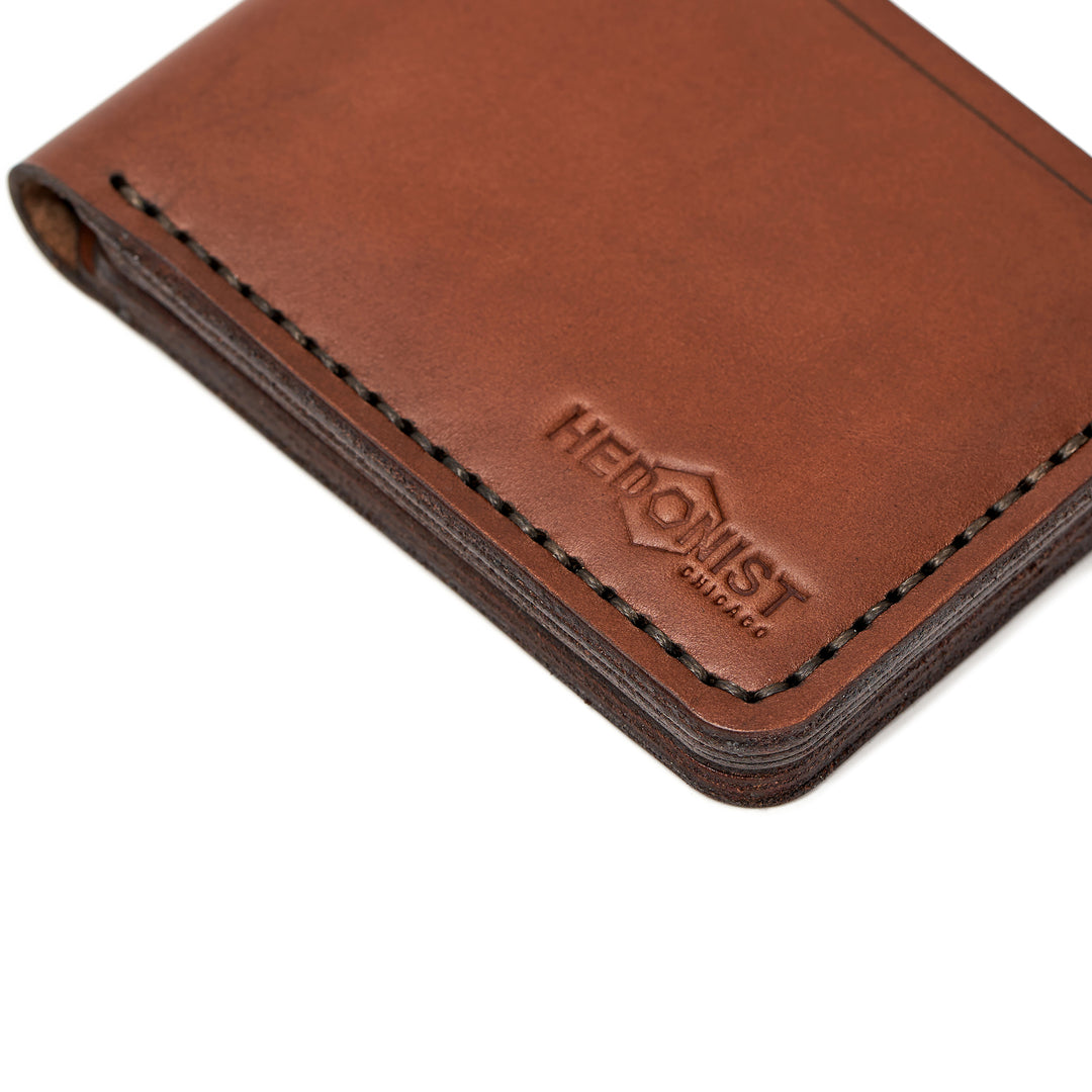 Handmade Men's Wallet 4 Card Slots Whisky