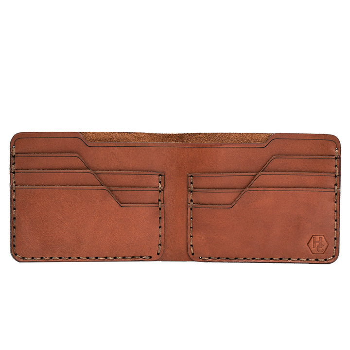 Handmade Men's Wallet 6 Card Slots Whisky