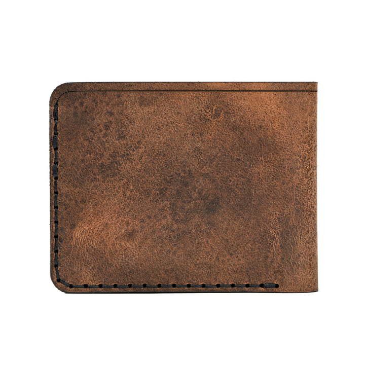 Handmade Men's Wallet 6 Card Slots Tan Pull-Up