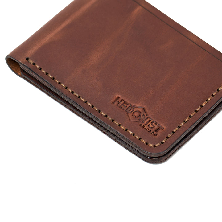 Handmade Men's Wallet 4 Card Slots Whisky Pull-Up