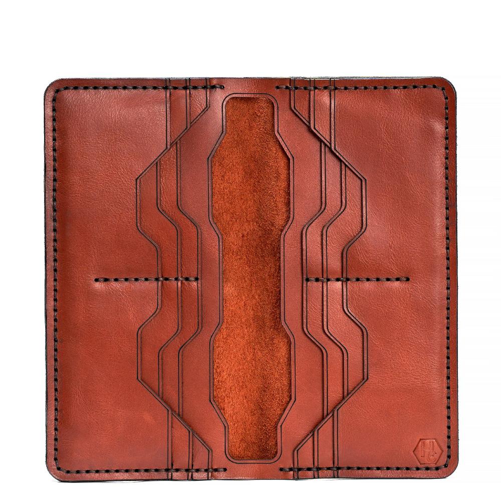 Handmade Cardholder 12 Card Slots Red Brick