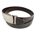 Gun Metal Automatic belt buckle 1.38" , buckle detail, for ratchet leather belts by Hedonist Chicago