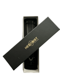 Blue padded leather Apple Watch band â€“ two-piece strap with buckle and holes | Hedonist Chicago