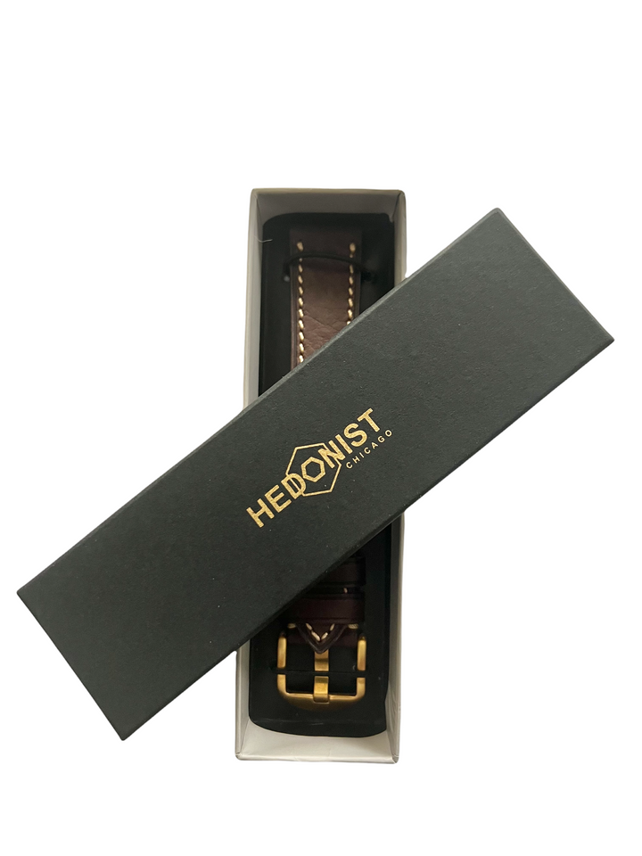 Watch Band Dark Brown Flat