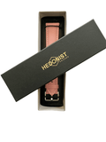 Pink leather watch band with quick release bars view 4 - Hedonist Chicago