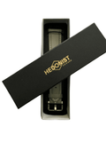 Gray leather watch band with quick release bars view 5 - Hedonist Chicago