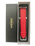 Red Apple Watch band presented in Hedonist Chicago gift box