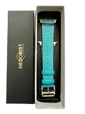 Turquoise Apple Watch band packaged in Hedonist Chicago gift box
