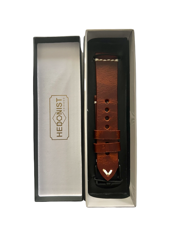 Watch Band Brown Pull-Up Leather