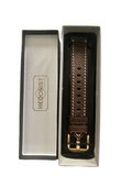 Pink beige padded leather Apple Watch band â€“ two-piece strap with buckle and holes | Hedonist Chicago