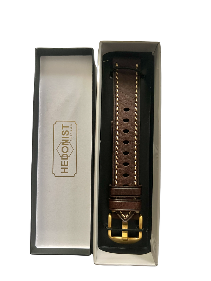 Watch Band Dark Brown Flat