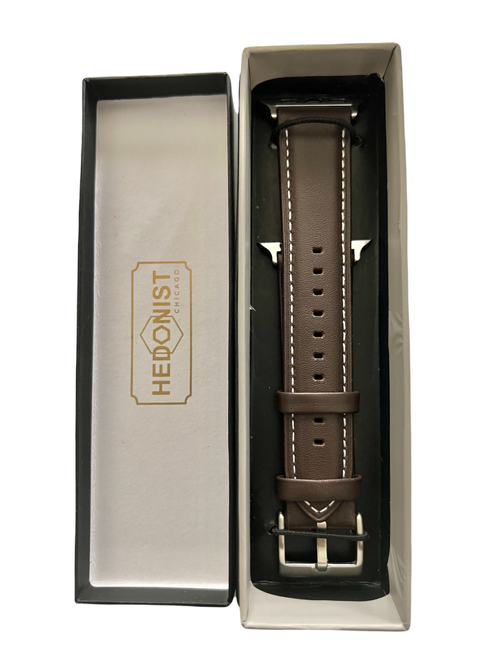 Apple Watch Band Dark Brown Padded