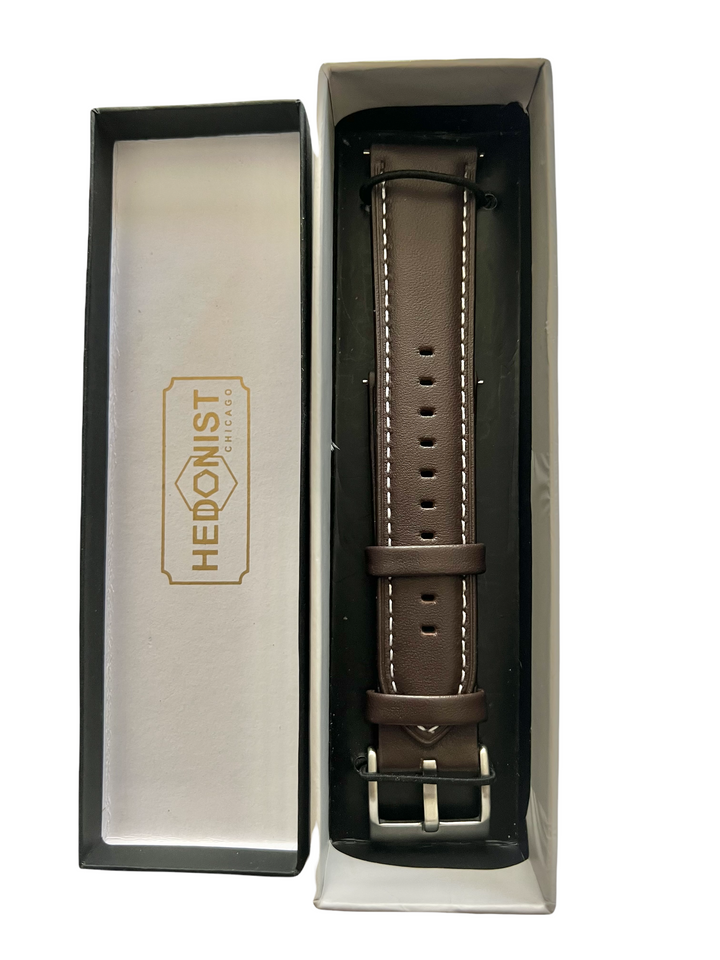 Watch Band Dark Brown/Quick Release Bars