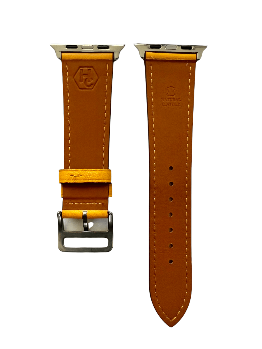 Yellow Apple Watch strap compatible with all models  Hedonist Chicago