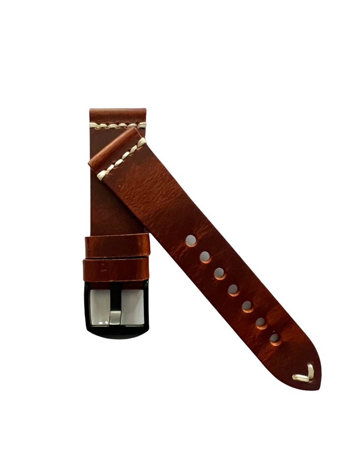 Watch Band Brown Pull-Up Leather