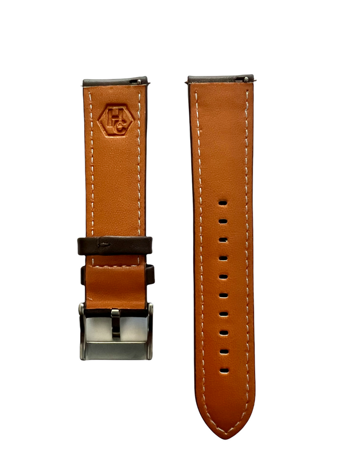 Watch Band Dark Brown/Quick Release Bars