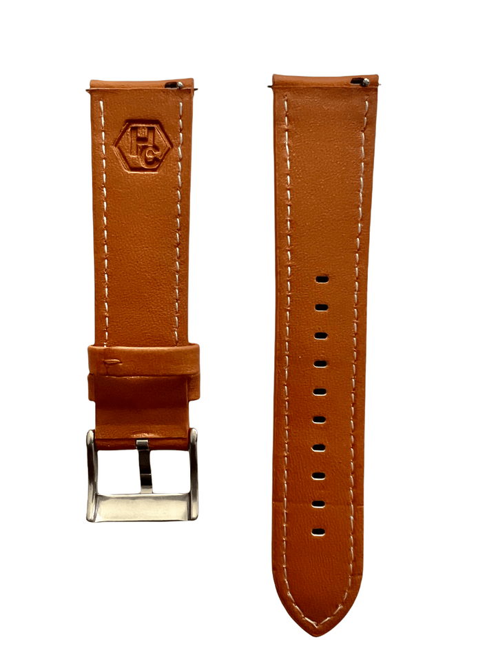 Tan leather watch band top | Hedonist-Style | Chicago