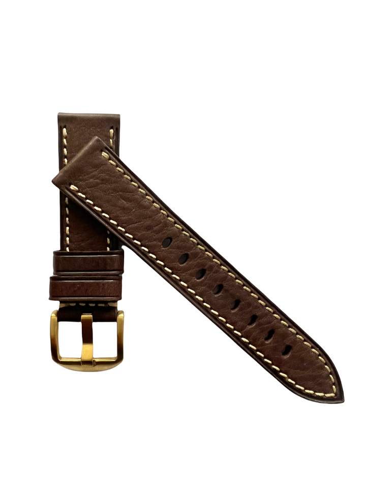 Watch Band Dark Brown Flat