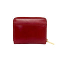 Compact zip wallet and traveler wallet red leather gift set view 4 - Hedonist Chicago