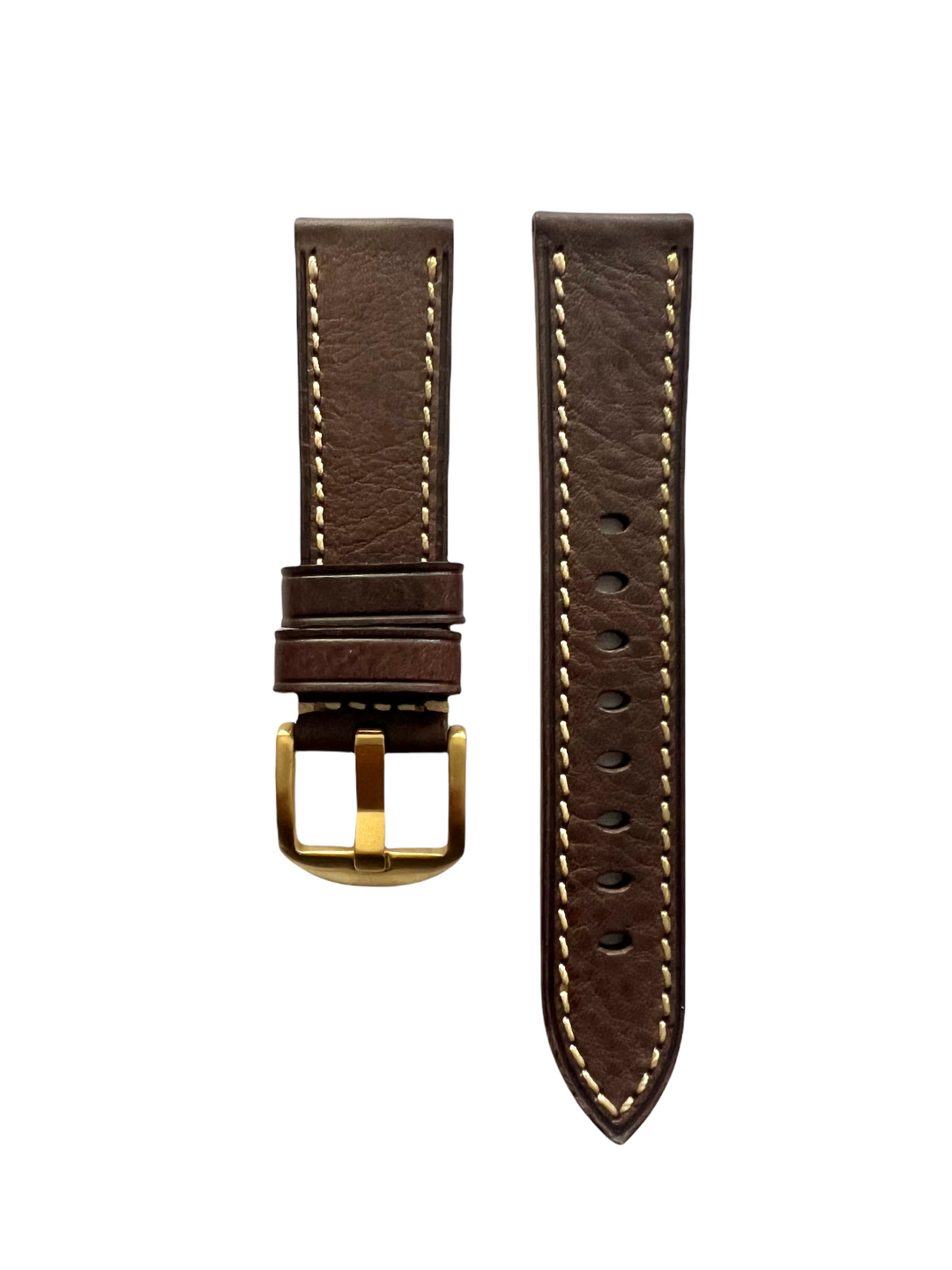 Watch Band Dark Brown Flat