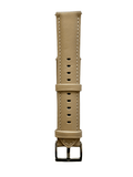 Pink grey leather watch band with quick release bars view 2 - Hedonist Chicago