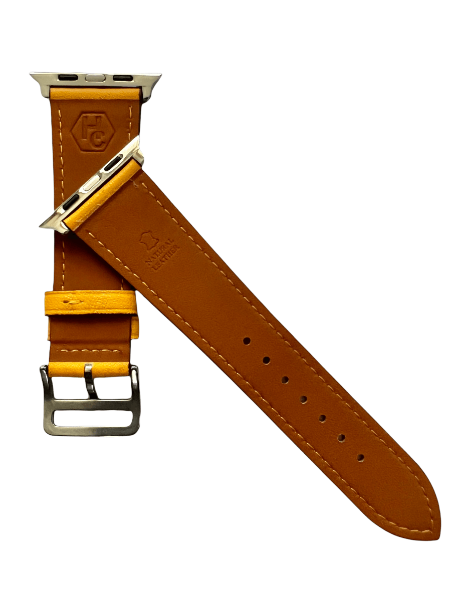 Yellow Apple Watch strap compatible with all models  Hedonist Chicago