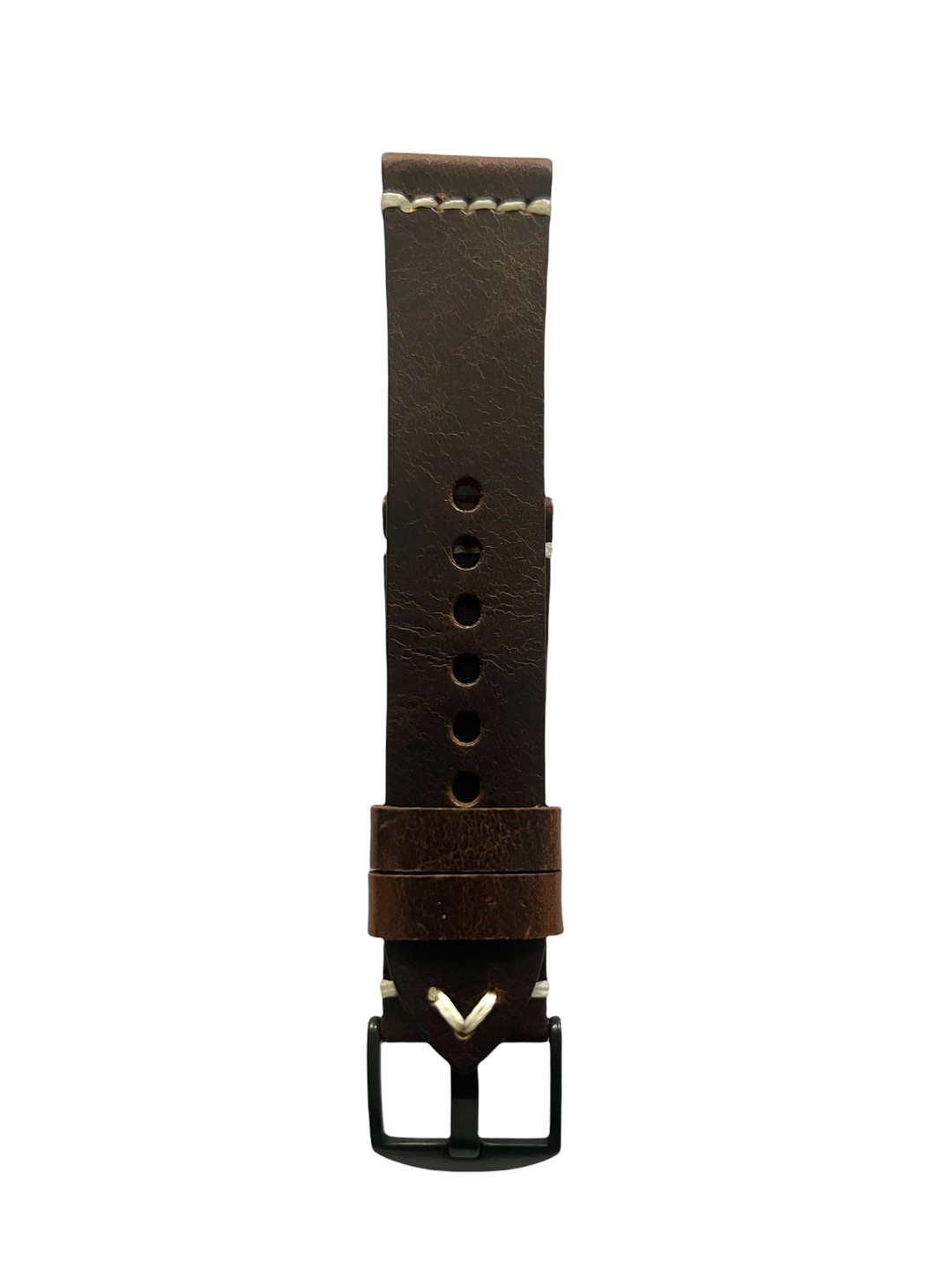 Watch Band Dark Brown Pull-Up Leather