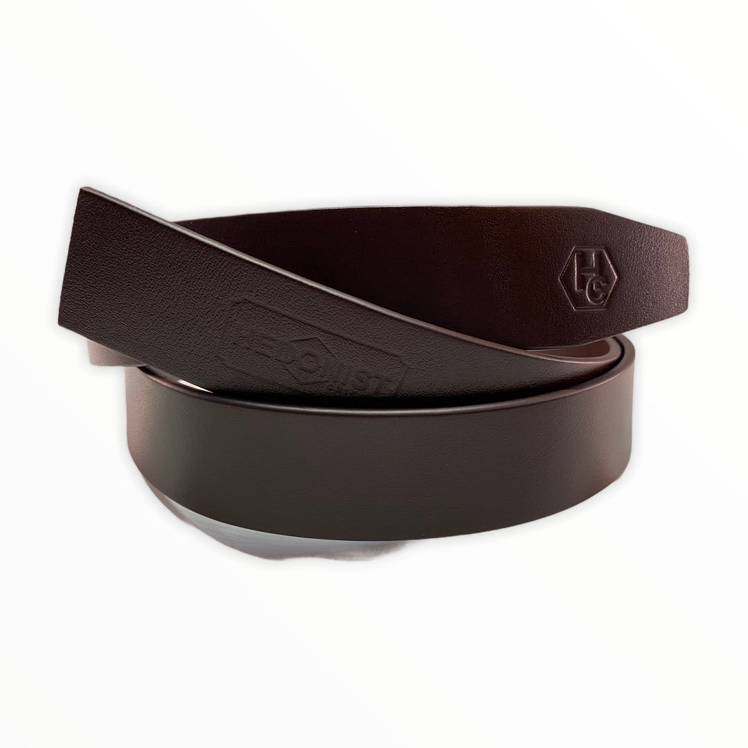 Genuine Brown Smooth Leather Belt | Hedonist-Style | Chicago