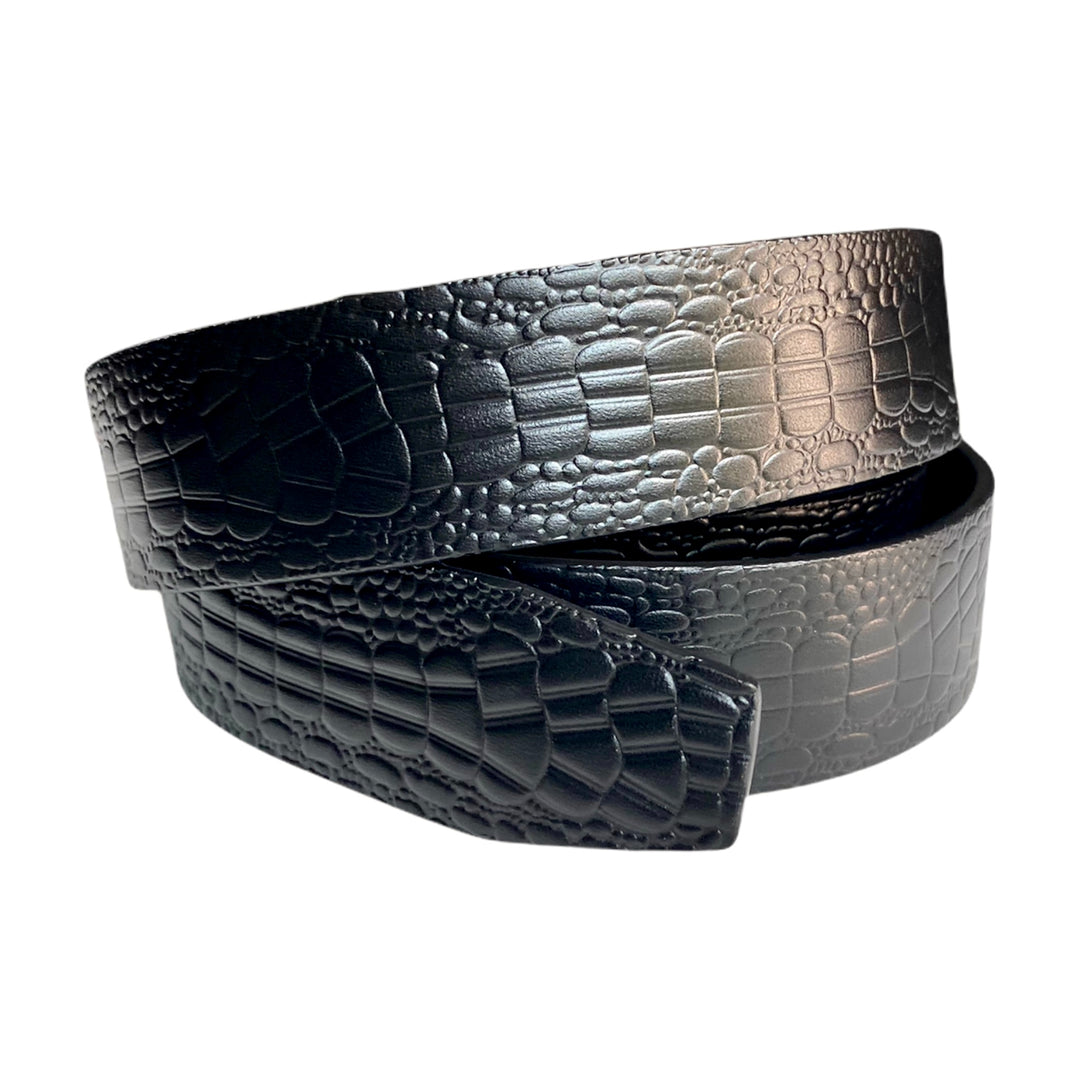 Genuine Leather Black Textured Belt 2 | Hedonist-Style | Chicago