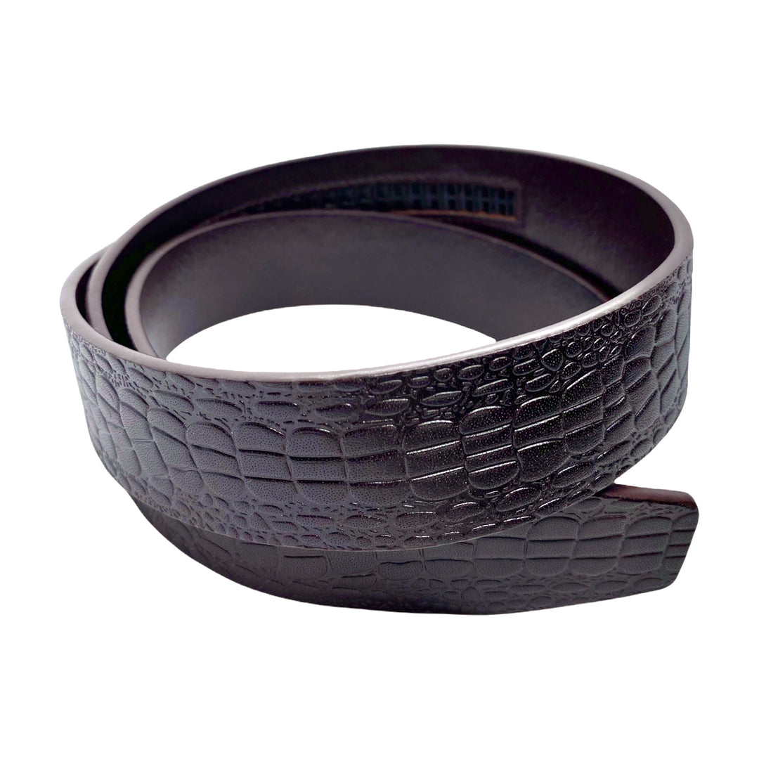 Dark Brown Textured Genuine Leather Belt | Hedonist-Style | Chicago