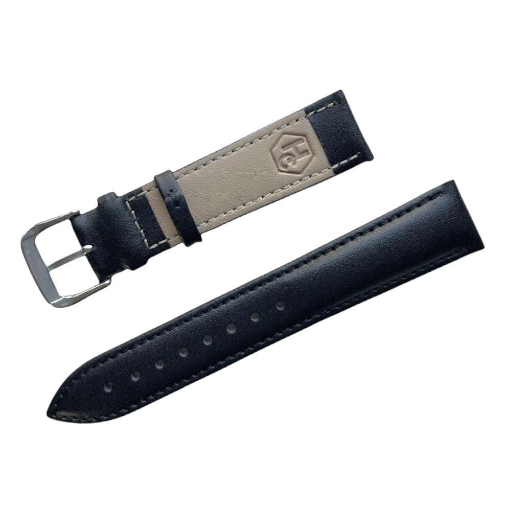 HC Classic Bifold + Genuine Leather Belt + Watch Band Black Set