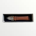 Tan genuine leather watch band for men and women view 6 - Hedonist Chicago