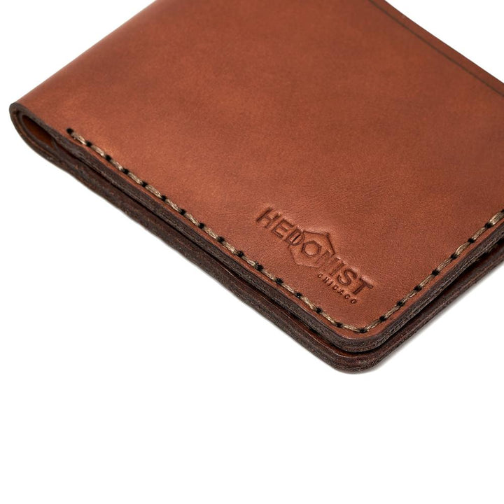 Handmade Men's Leather Wallet 6 Card Slots Whisky Nice | Hedonist Chicago