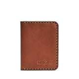 Handmade Men's Leather Wallet ID Slot & 4 Card Slots Whisky