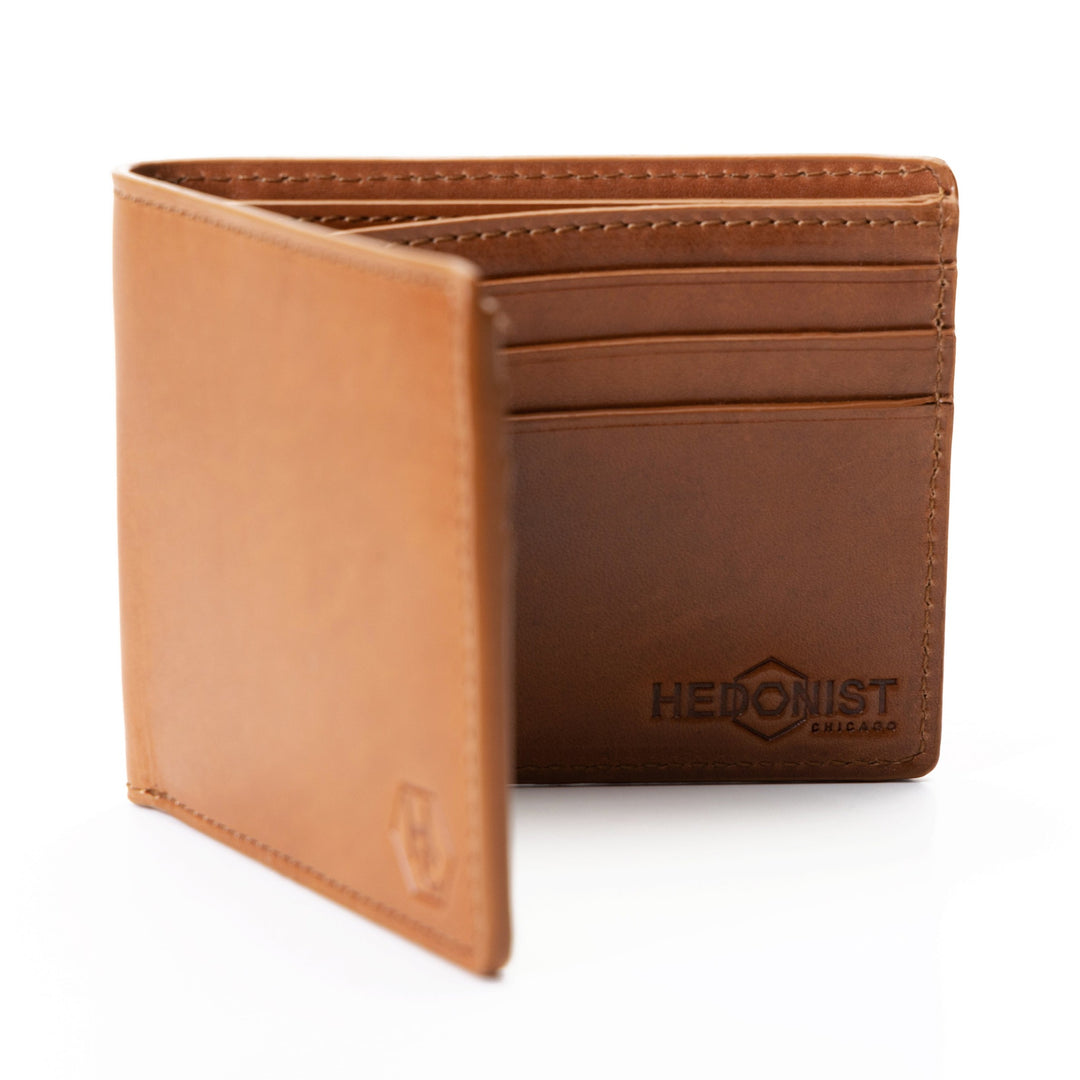 Brown Leather Wallet for Men - Venezia - elegant men's wallet