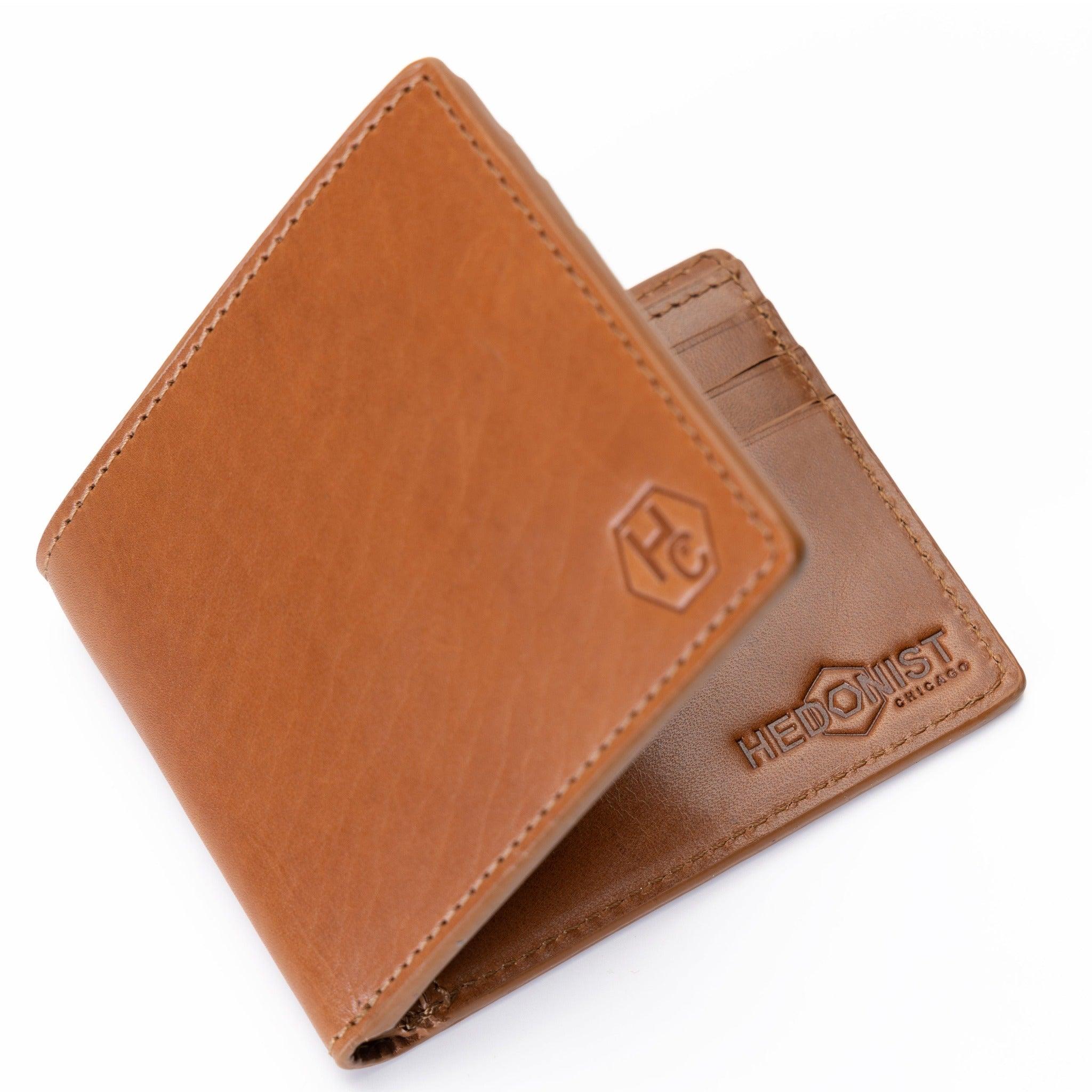Men's Light Brown Leather Wallet