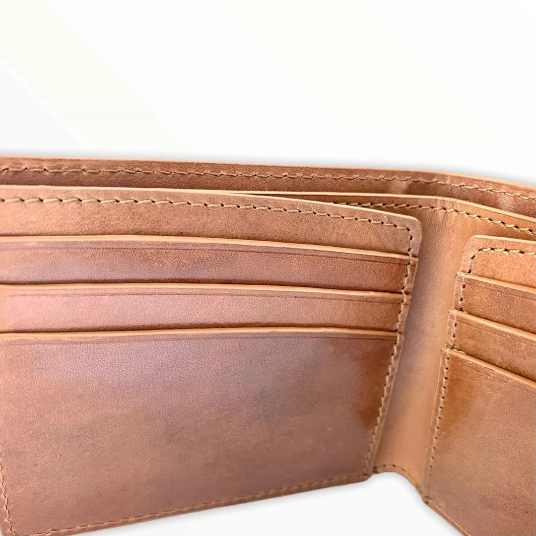 Brown Leather Wallet for Men - Venezia- enjoy this stunning leather