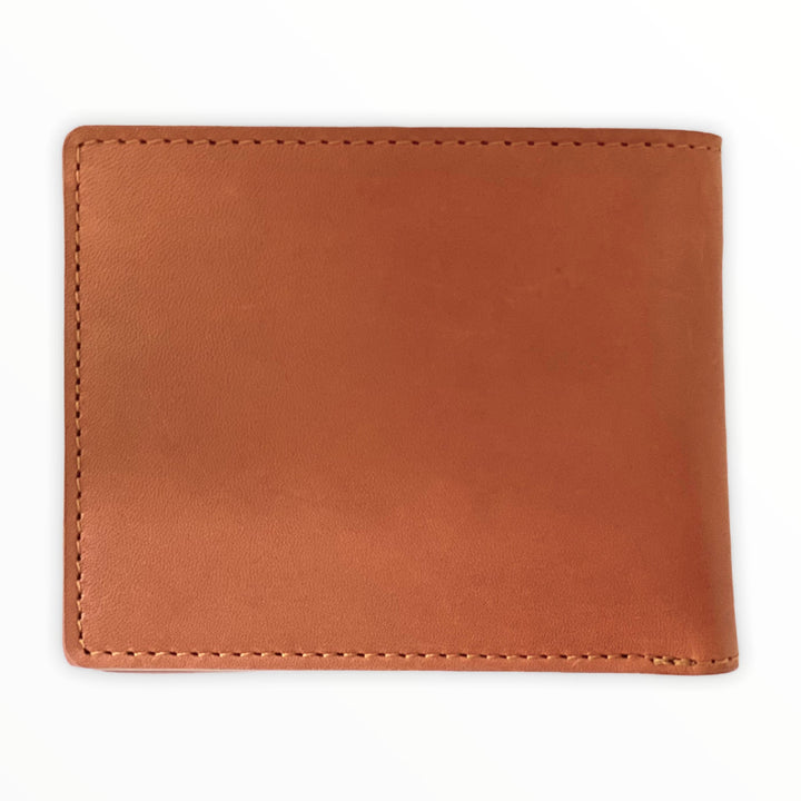 Classic Bifold Wallet in Light Brown Leather by Hedonist Chicago