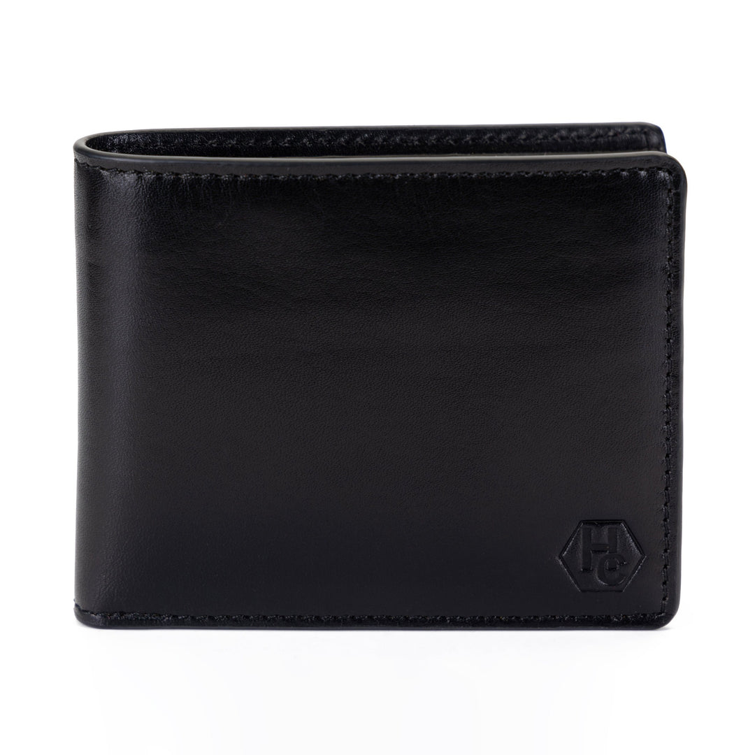 Black Leather Wallet for Men by Hedonist Chicago