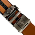 Metal Frame belt buckle 1.38" , hardware close-up, for ratchet leather belts by Hedonist Chicago